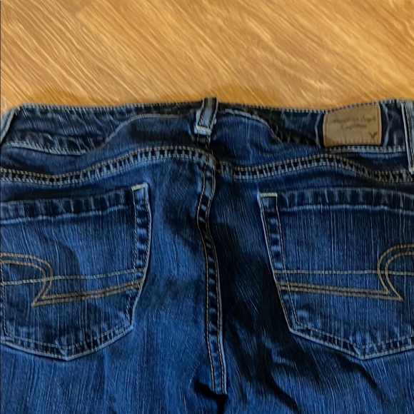 American Eagle Outfitters Blue Boot Cut Jeans Classic Style favorite boyfriend - Picture 5 of 5